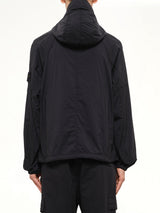 Q100020 Ultra Light Nylon Stretch Jacket in Black