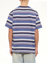 S/S Stripe T-Shirt in Blueberry