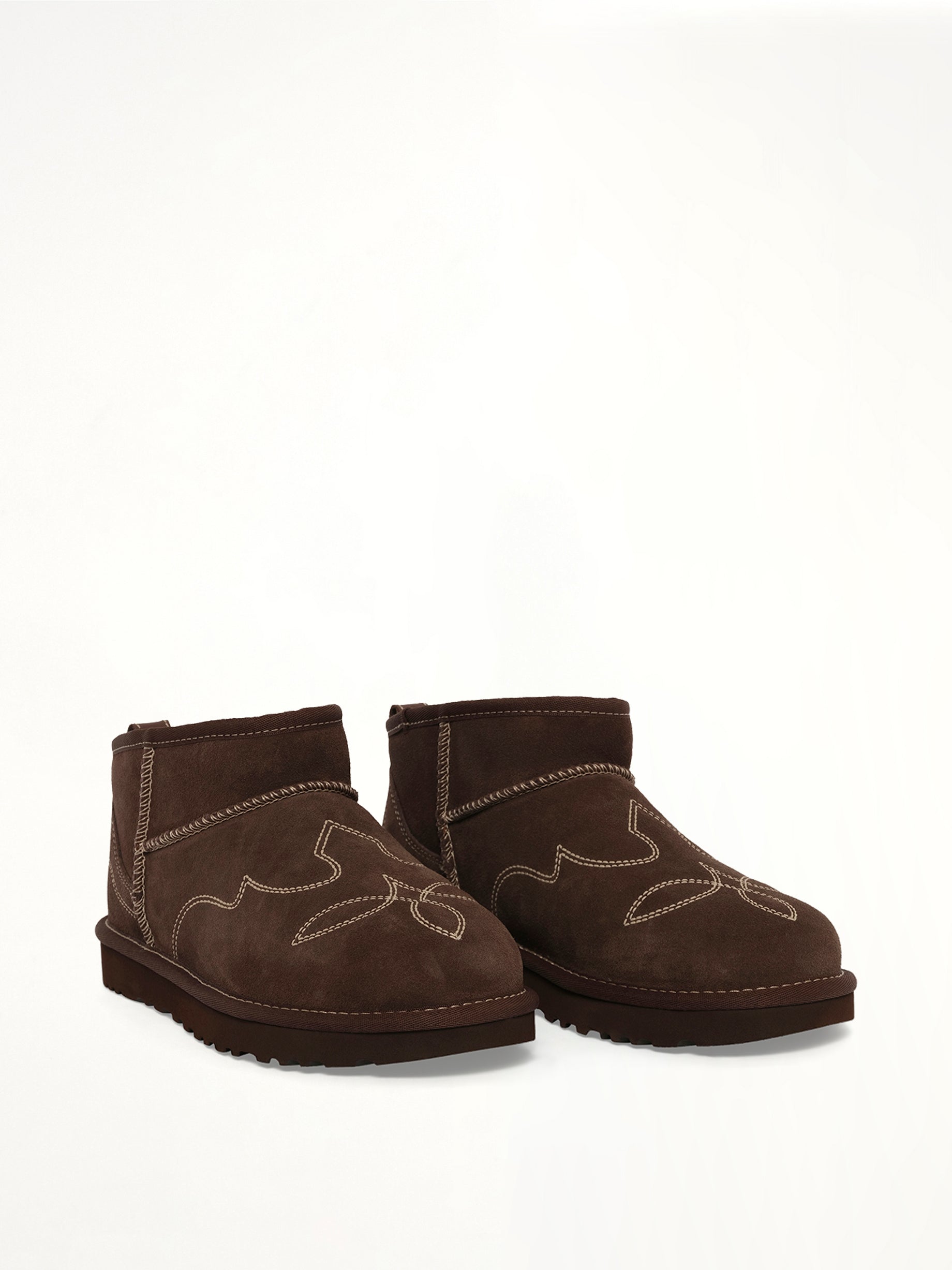 Classic Ultra Mini Western Boots in Burnt Cedar