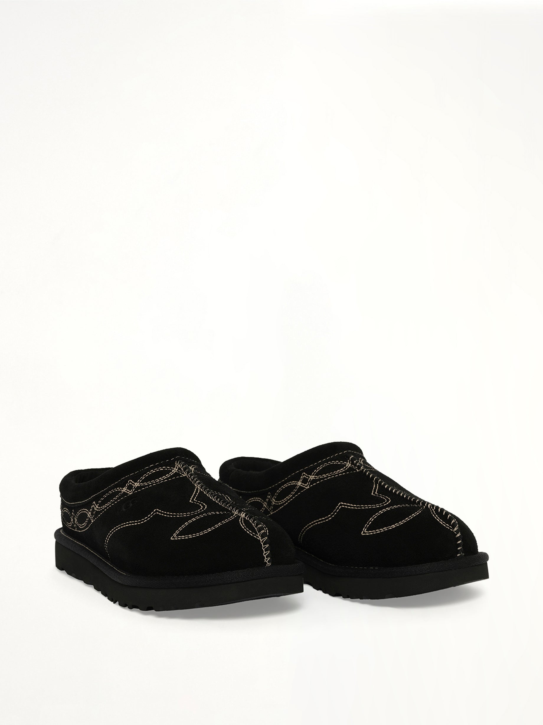 Tasman Western Slipper in Black