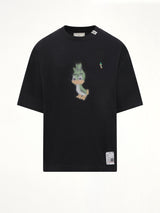 Leon Printed T-Shirt in Black