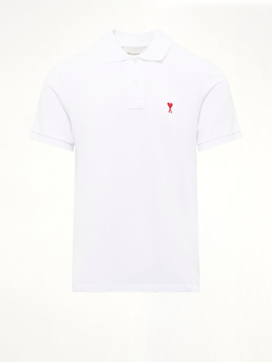 Ami De Coeur Polo in White
