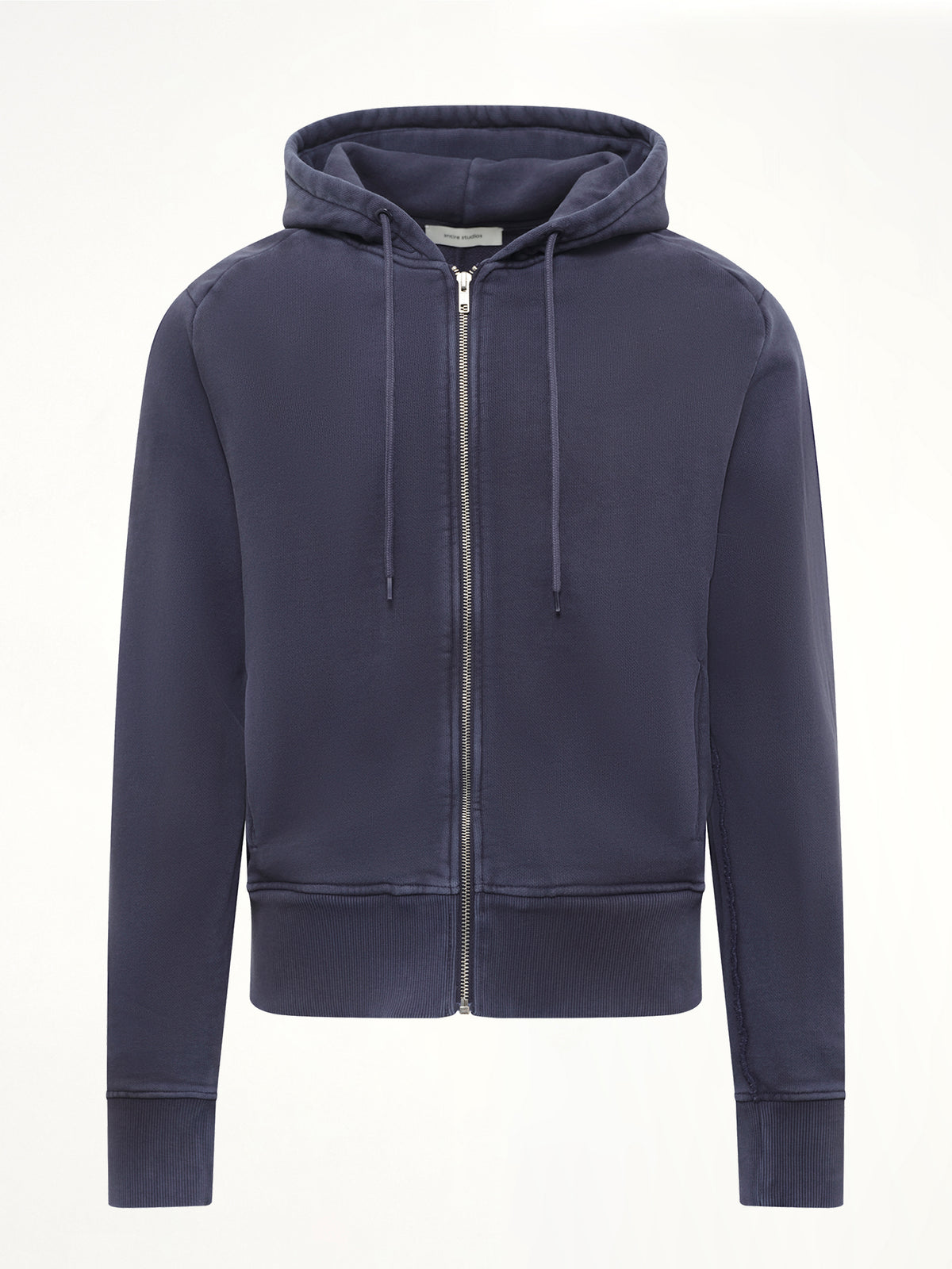 Slim Zip Up in Salted Navy