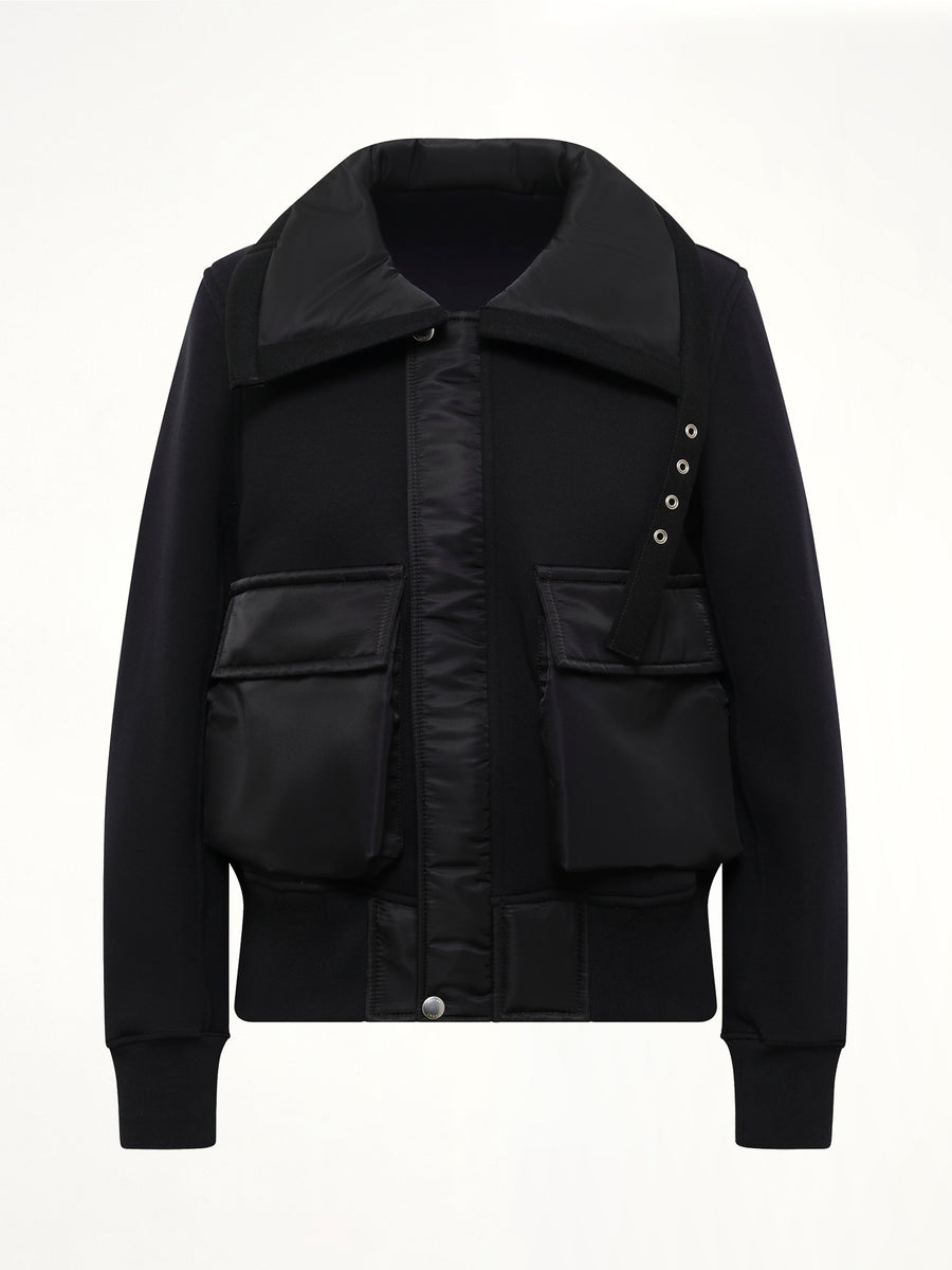 Sponge Sweat Blouson in Black