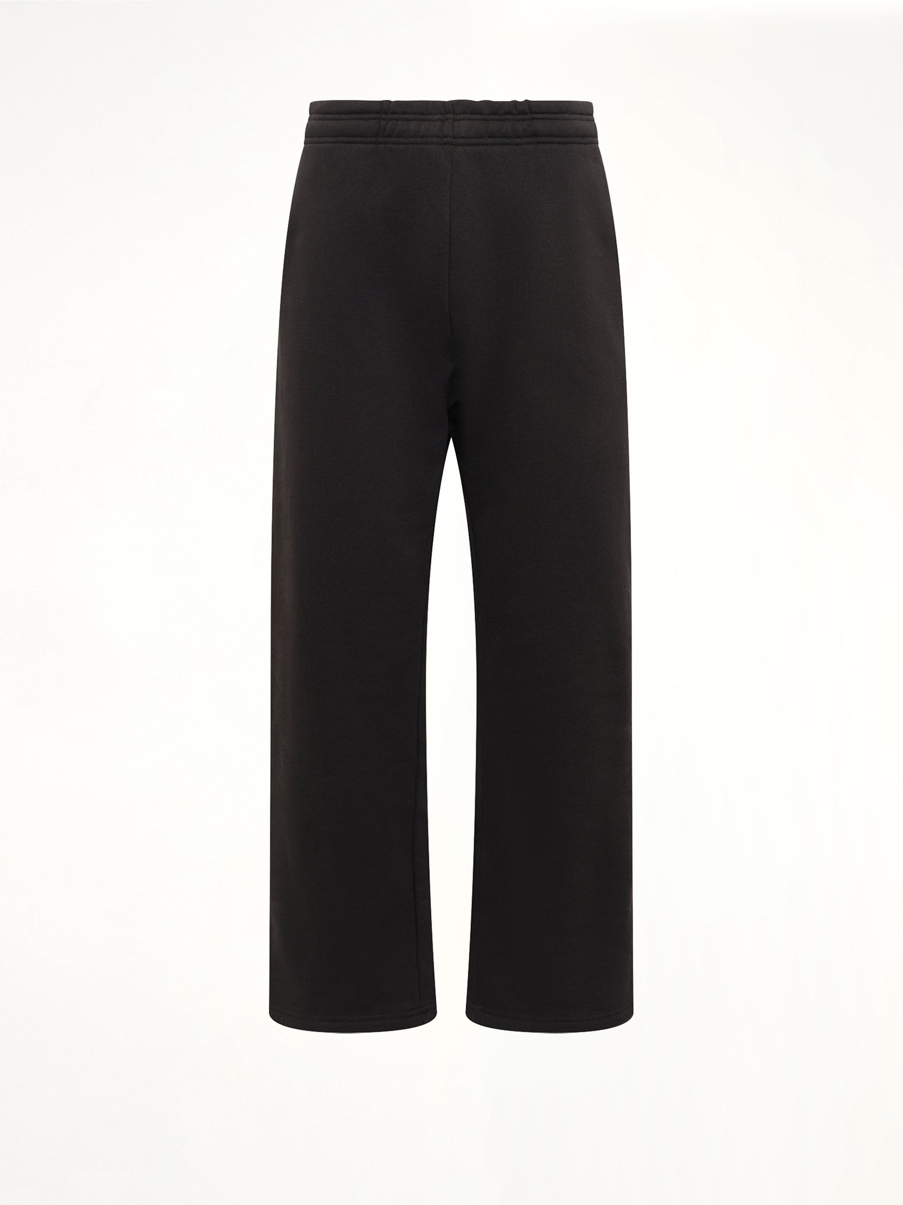 Straight Leg Sweatpant in Black