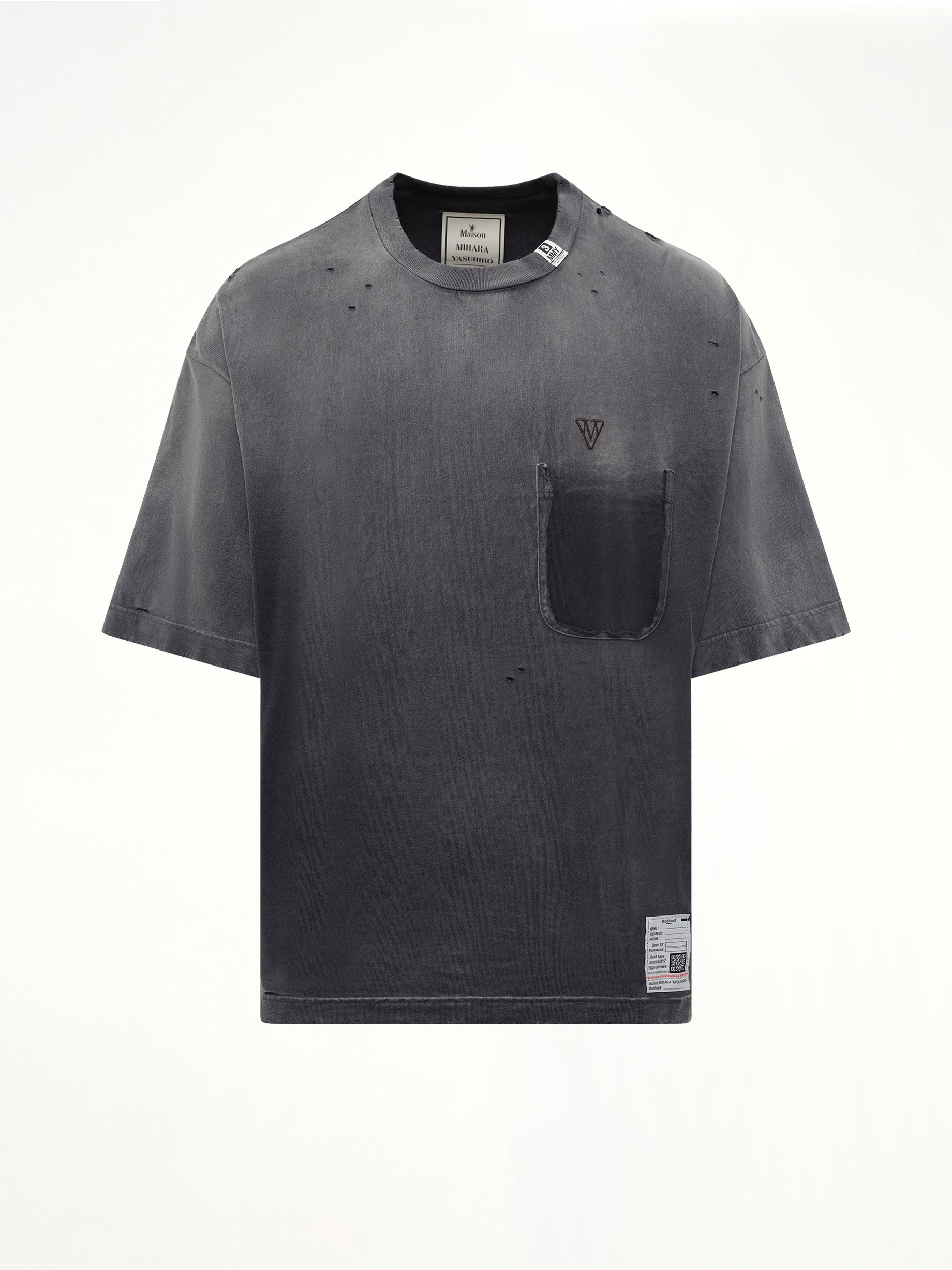 Sun Faded T-Shirt in Black