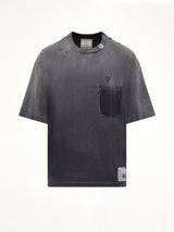 Sun Faded T-Shirt in Black