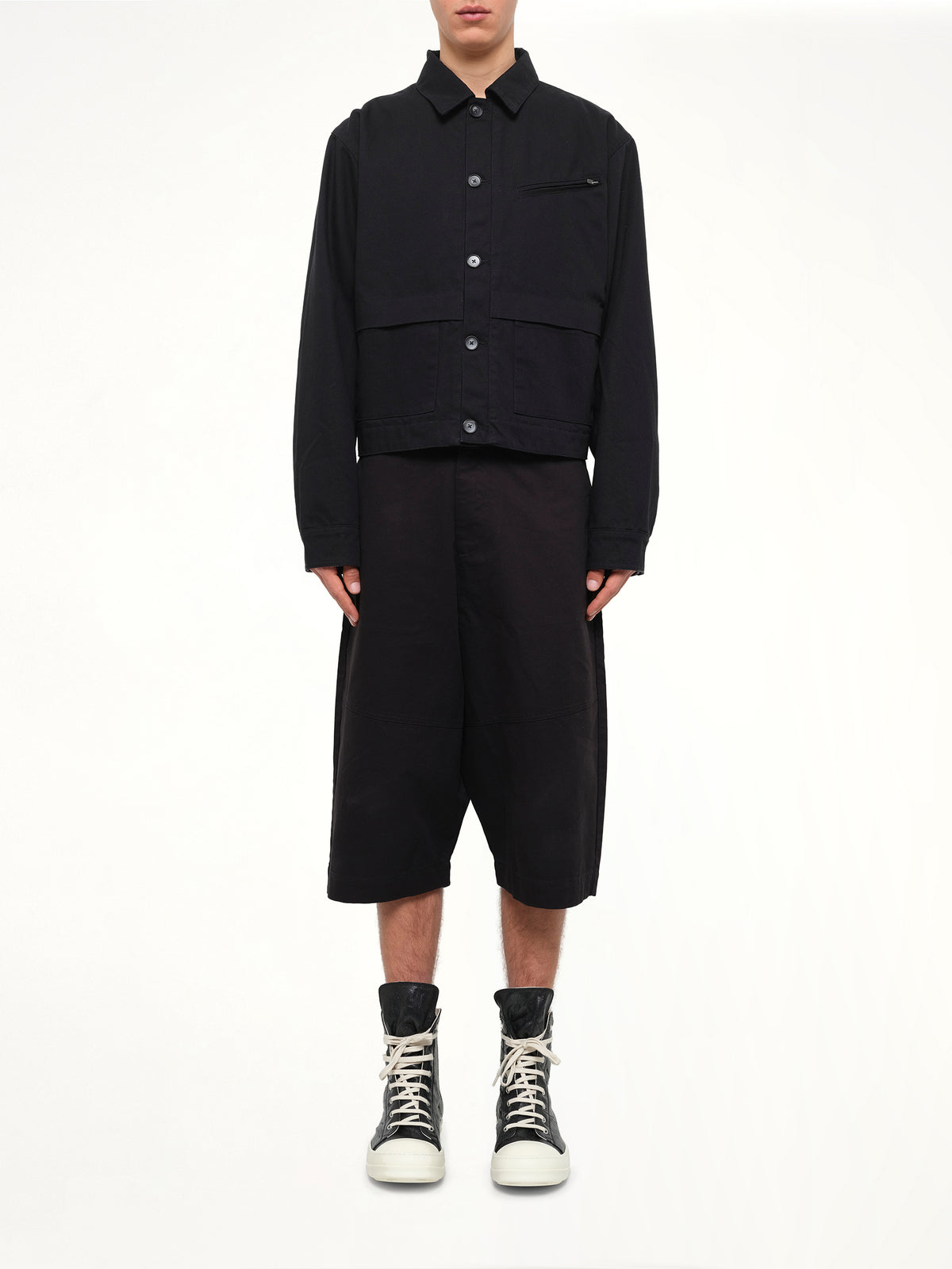 Hatch Jacket Cotton in Black