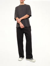 Heavy Boxy T-Shirt in Washed Black