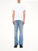 Ami De Coeur Polo in White