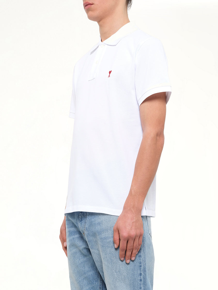 Ami De Coeur Polo in White