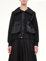 Sponge Sweat Blouson in Black