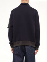 Sponge Sweat Polo Shirt in Navy/Dark Khaki