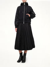 Sponge Sweat Zip Hoodie in Black