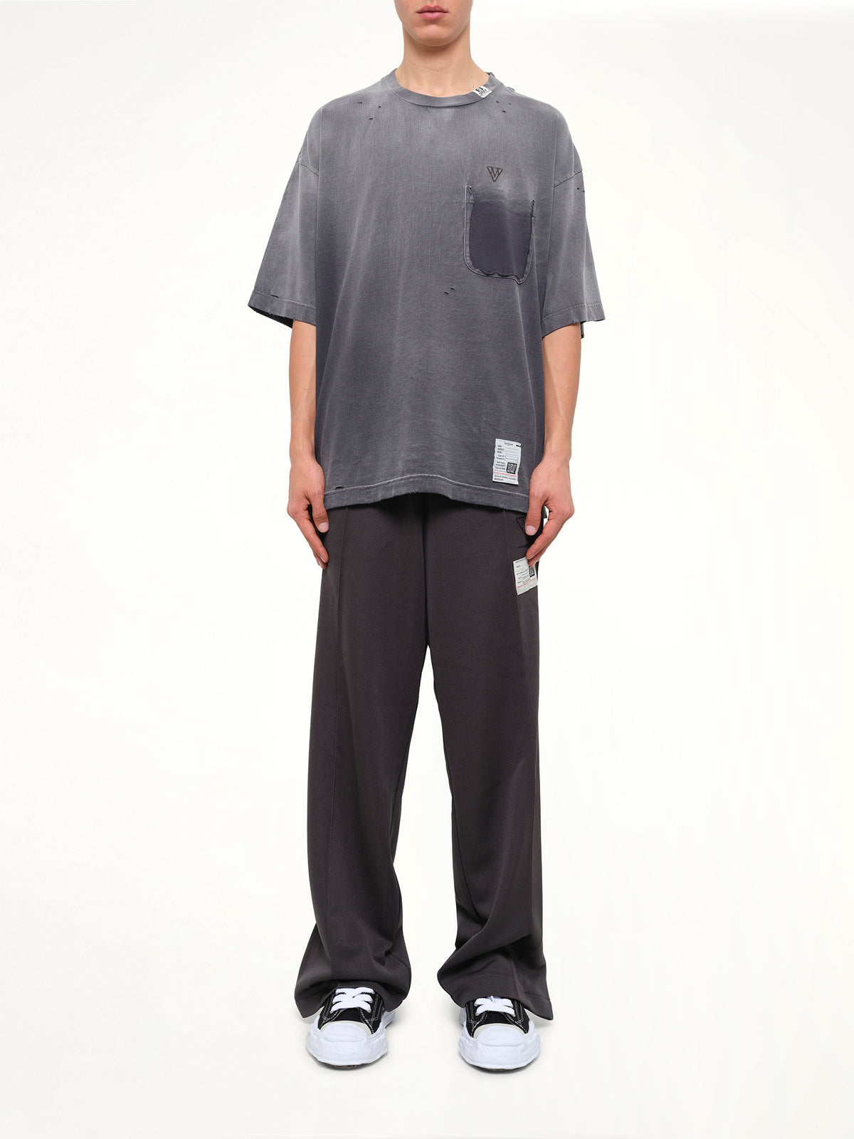 Sun Faded T-Shirt in Black