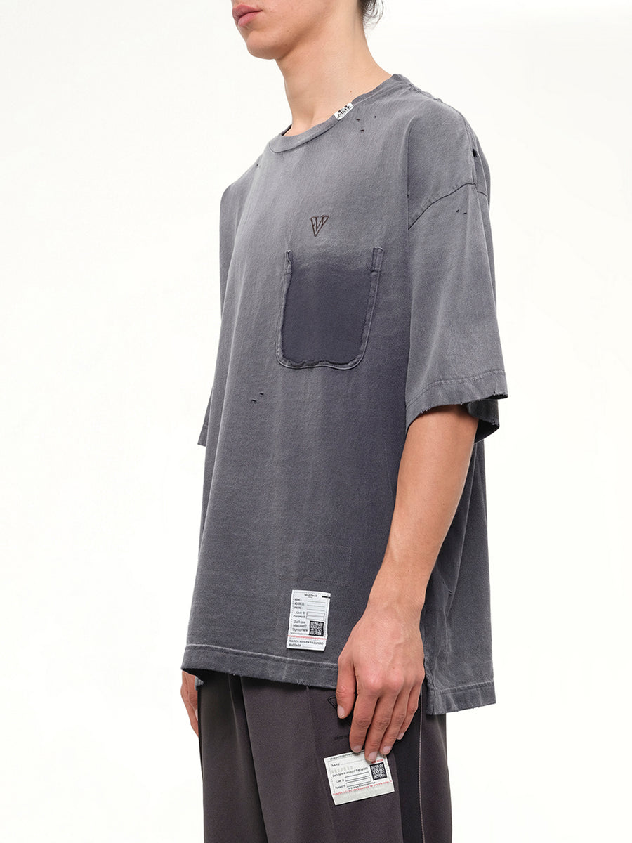 Sun Faded T-Shirt in Black