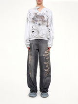 Wald Graphic Sweatshirt in Grey