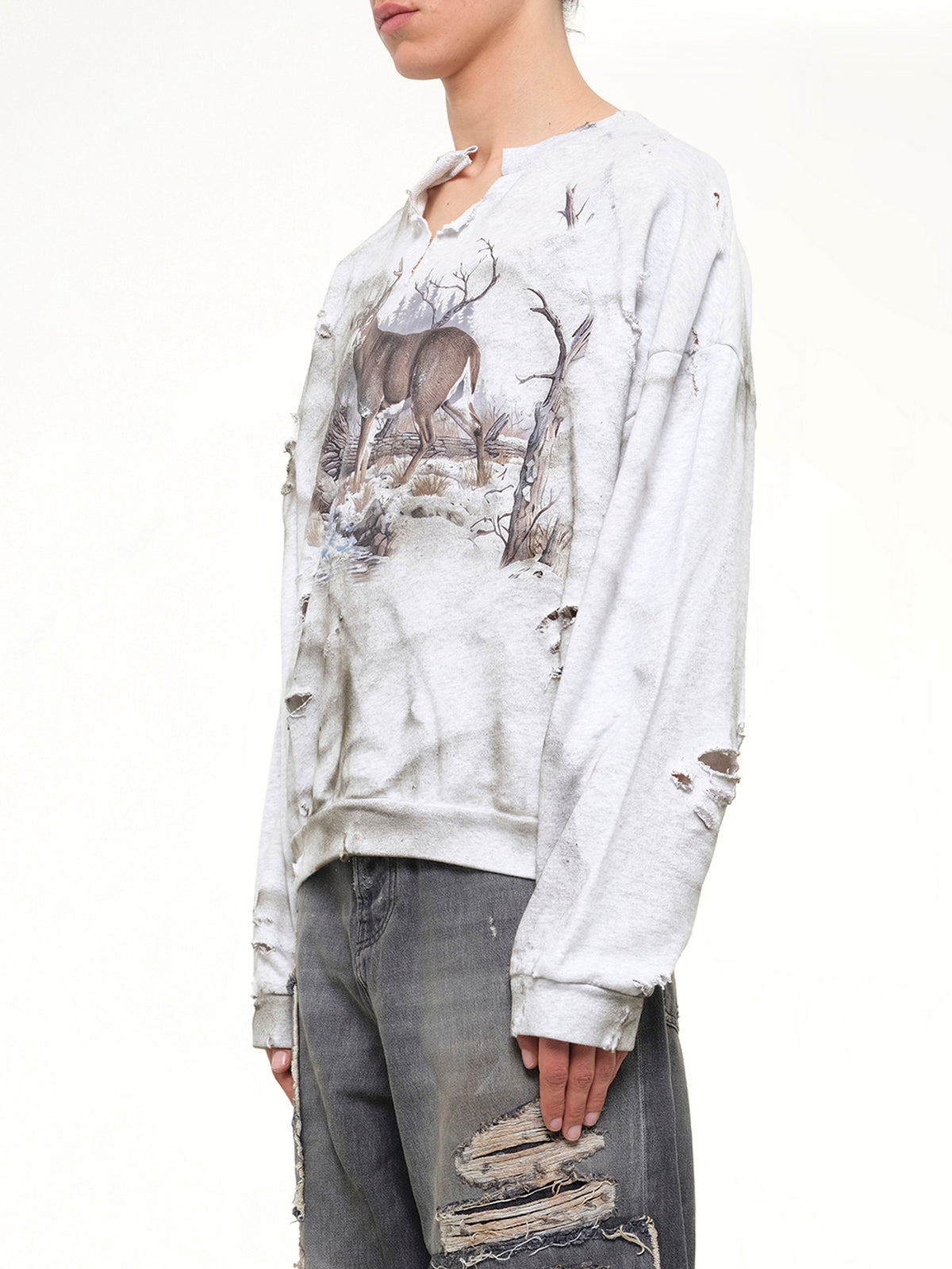 Wald Graphic Sweatshirt in Grey
