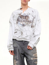 Wald Graphic Sweatshirt in Grey