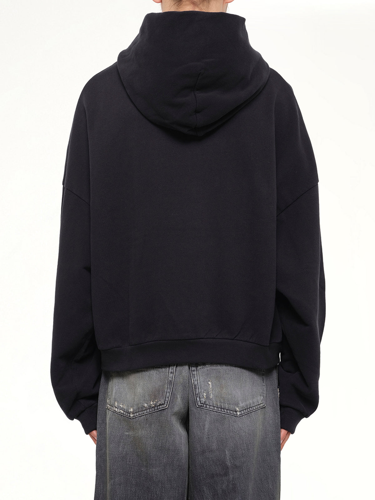 Wald Logo Hoodie in Black