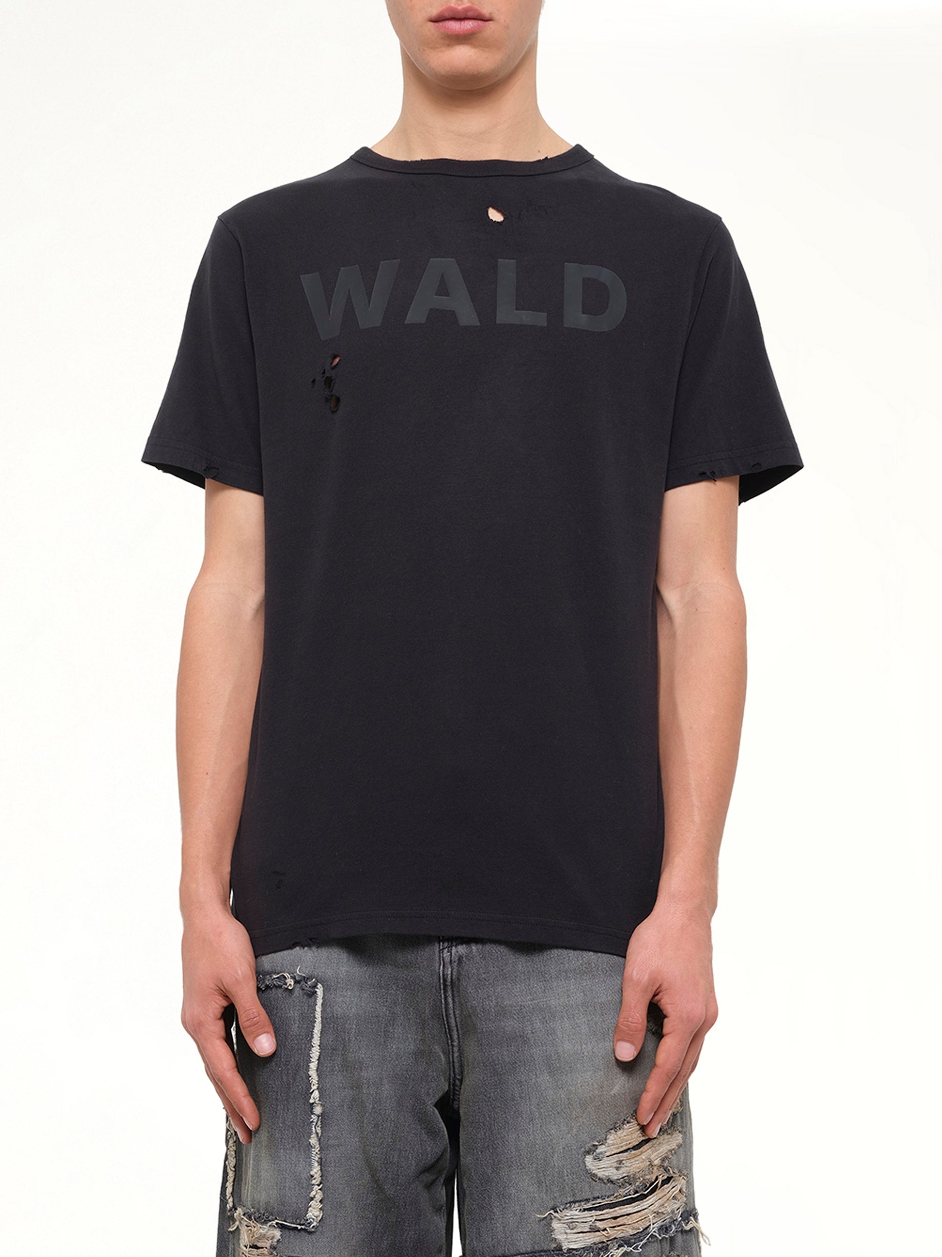 Wald Logo T-Shirt in Black