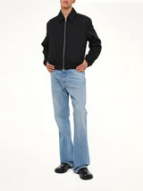 Ami De Coeur Padded Zipped Jacket in Black
