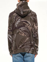 Banana Leaves Zip Hoodie in Multicolor