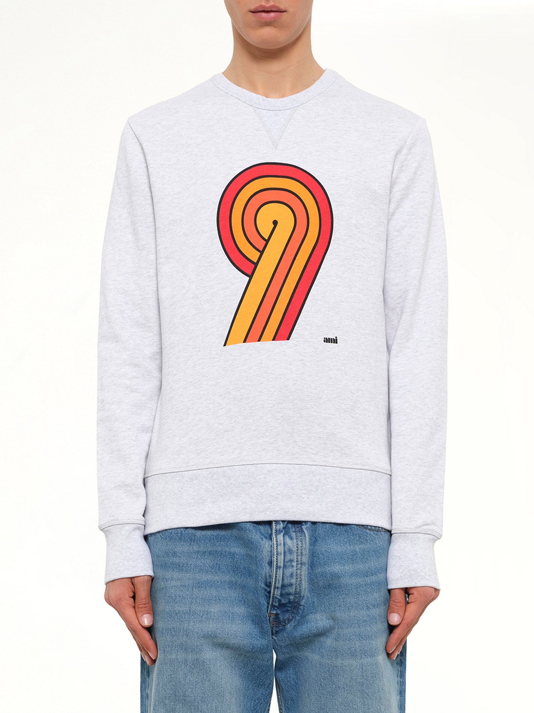 Crew Sweatshirt in Grey