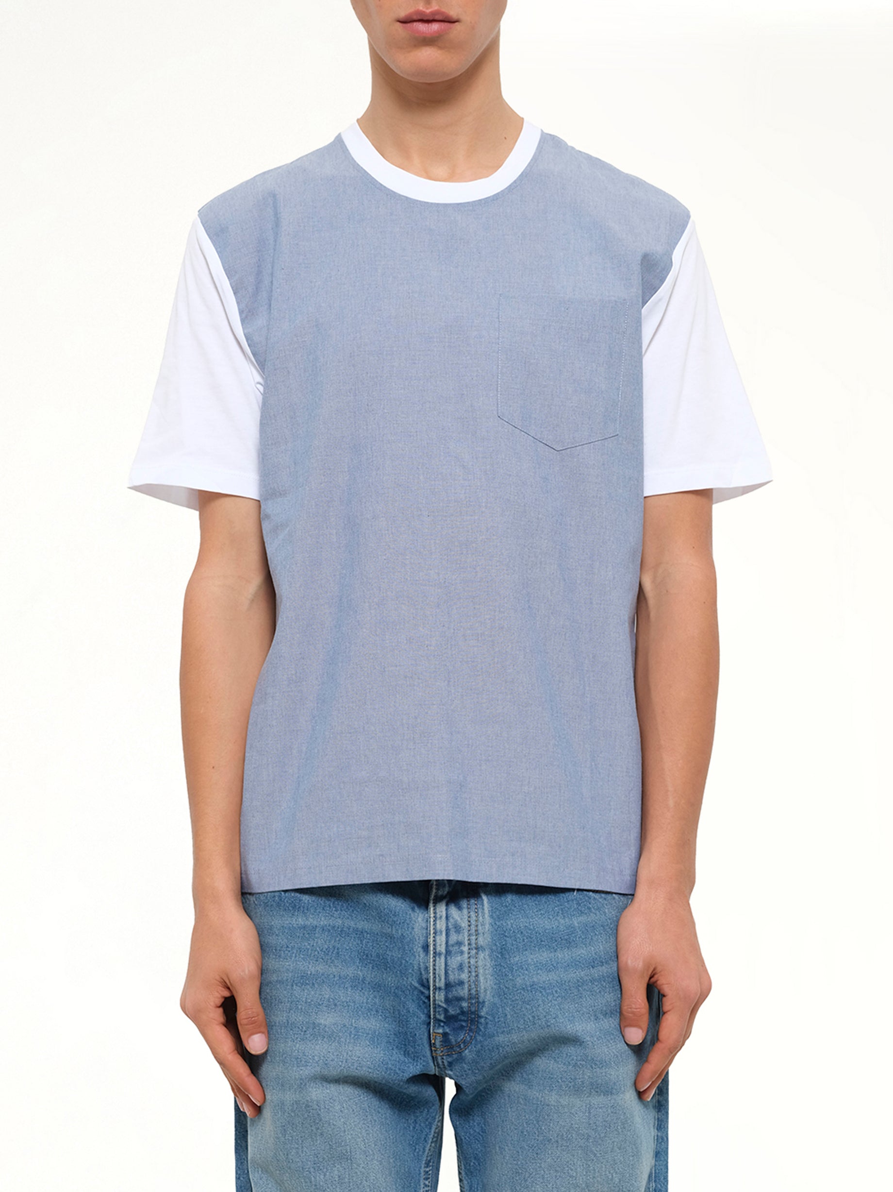T-Shirt Rond in White