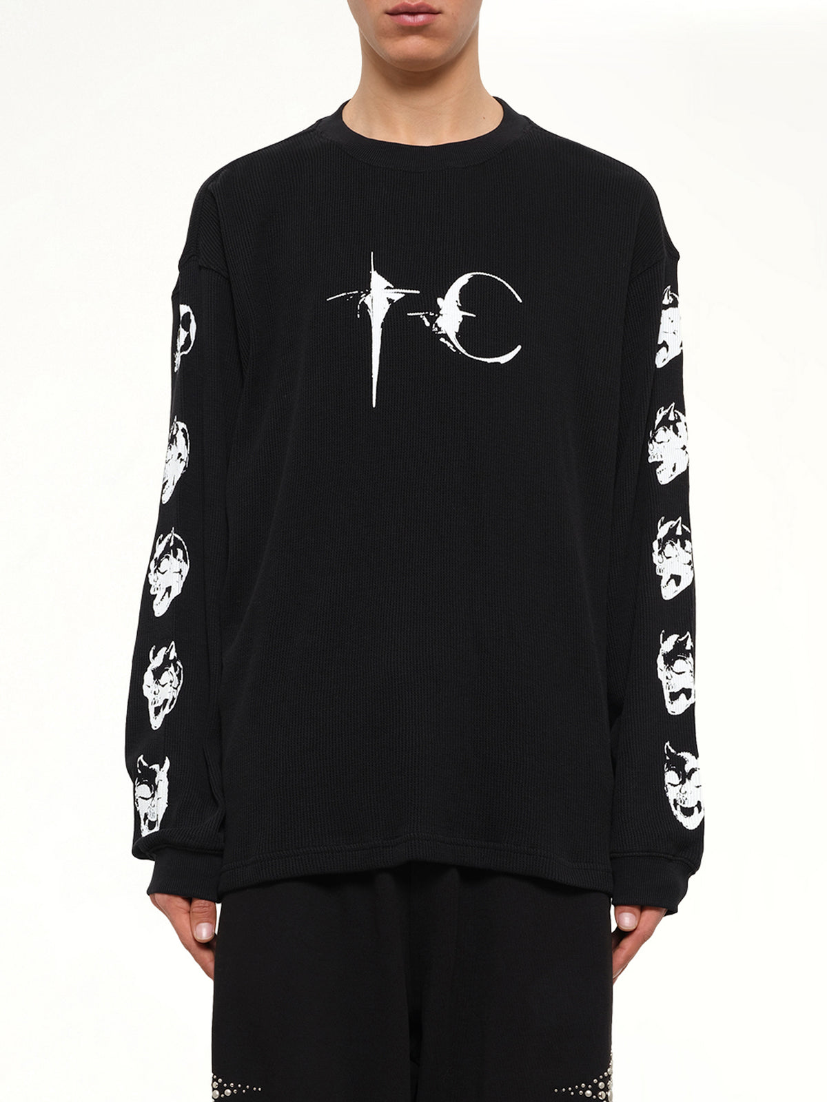 Endless Long Sleeve T-Shirt in Black