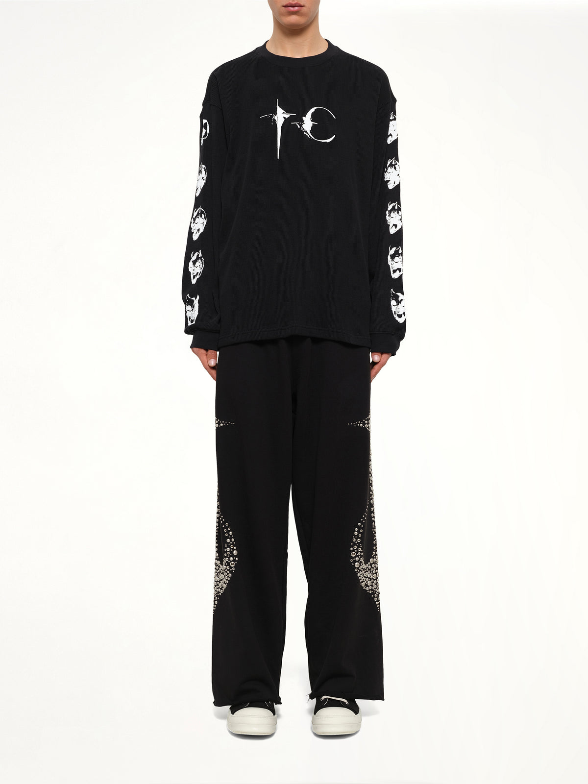Endless Long Sleeve T-Shirt in Black