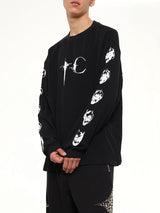 Endless Long Sleeve T-Shirt in Black
