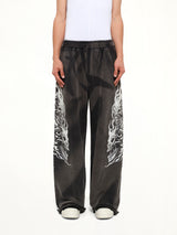Six Riding Skull Sweatpants in Black