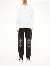 TC Basic Long Sleeve T-Shirt in White