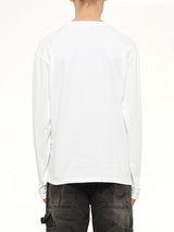 TC Basic Long Sleeve T-Shirt in White