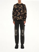 TC Infintry Knit Sweater in Camo