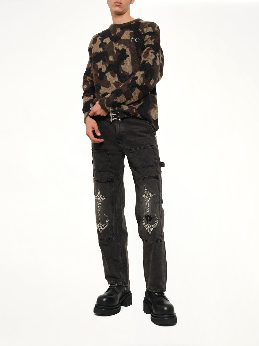 TC Infintry Knit Sweater in Camo