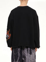TC Two Face Sweatshirt in Black