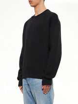 Embossed Ami De Coeur Sweatshirt in Black