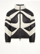 TC Dunk Puffer Jacket in Black/Ivory