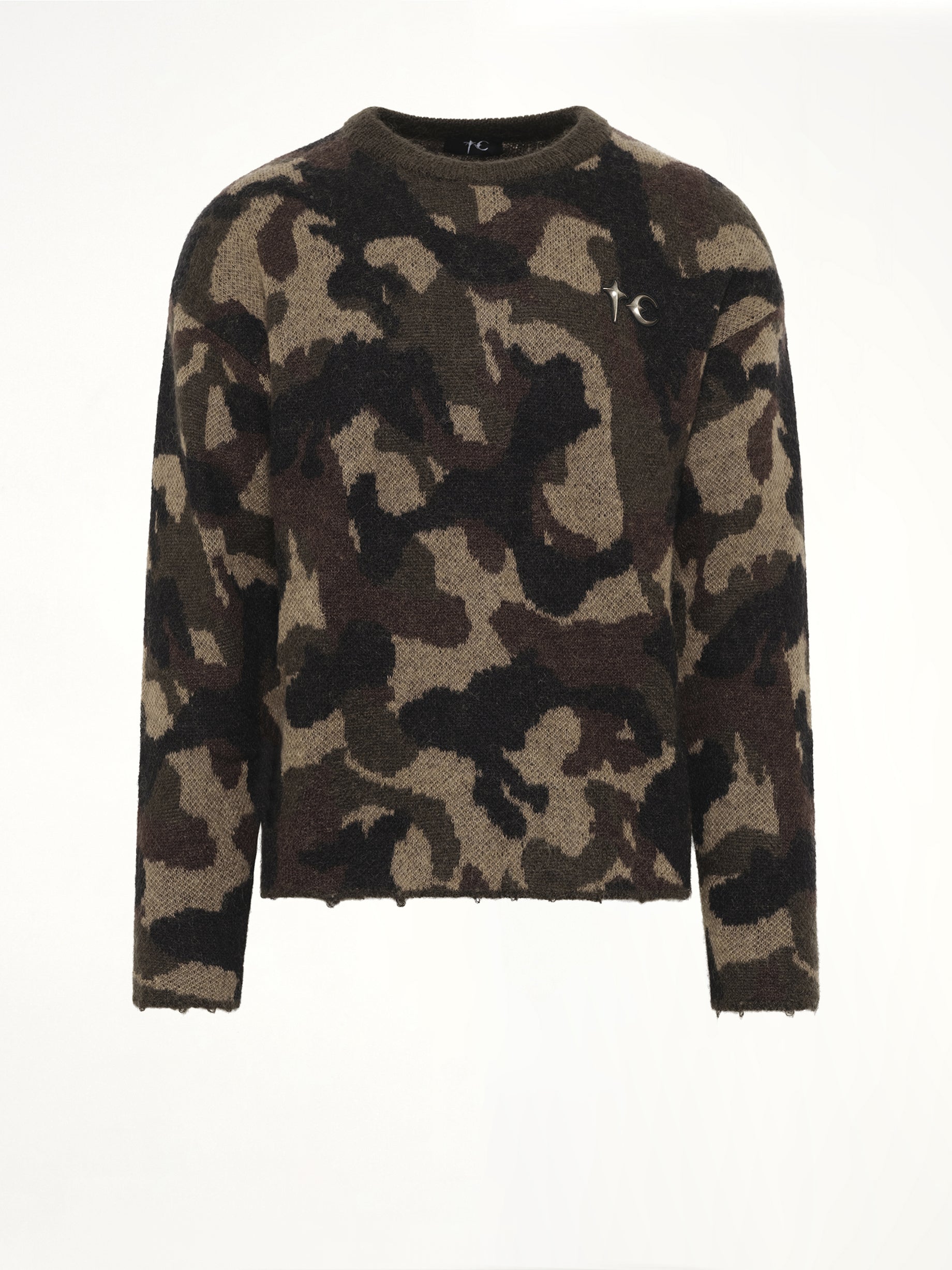 TC Infintry Knit Sweater in Camo