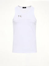 TC Tank Top in White
