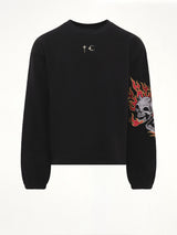 TC Two Face Sweatshirt in Black