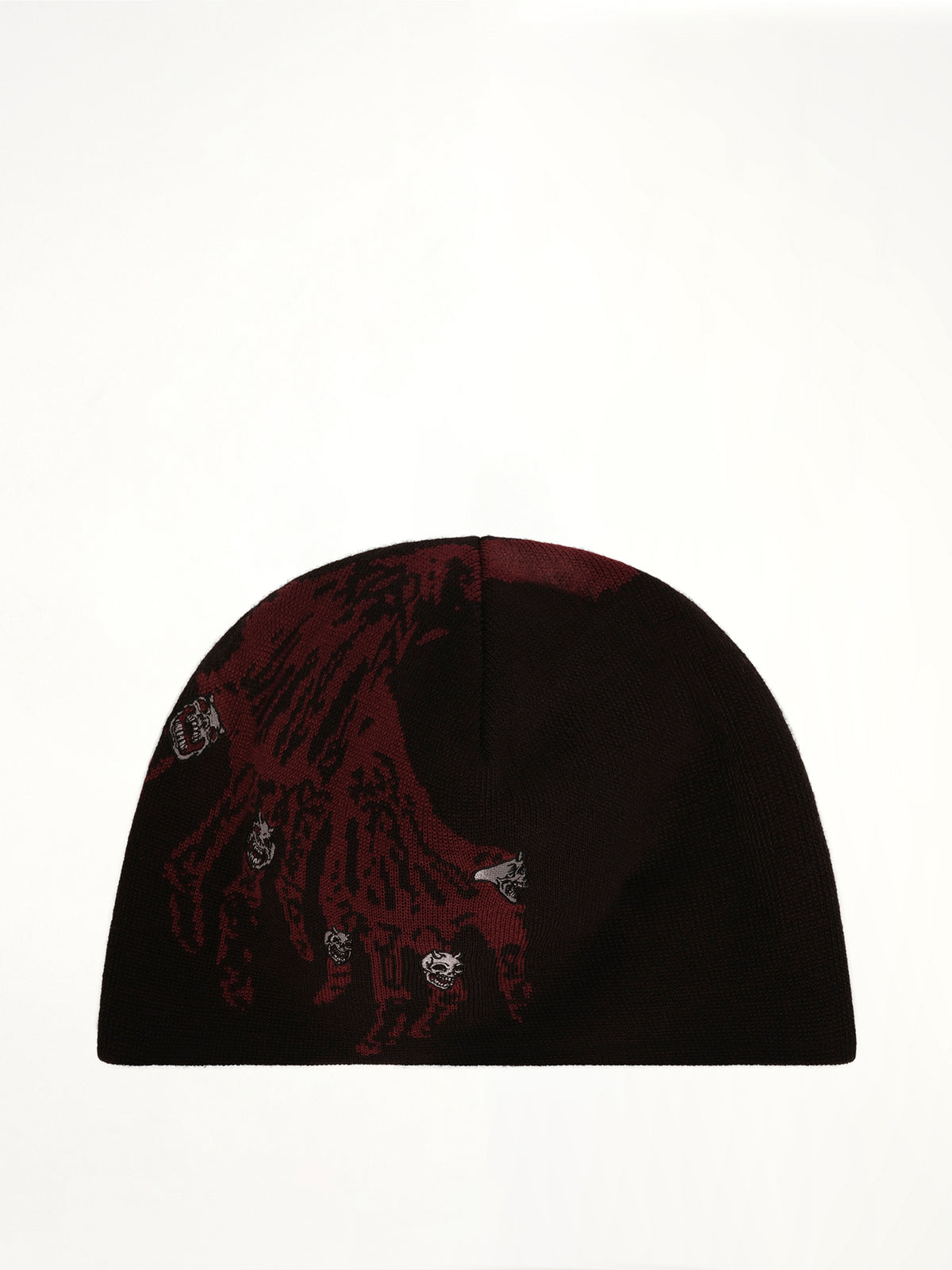 TC Bone Cross Beanie in Black