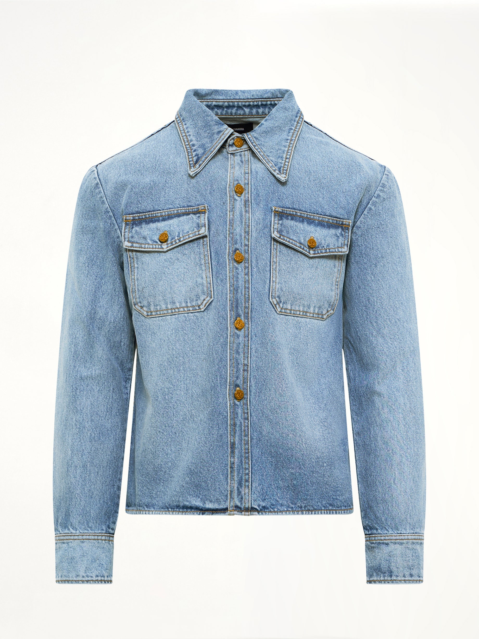 Chente Denim Shirt in Classic Blue