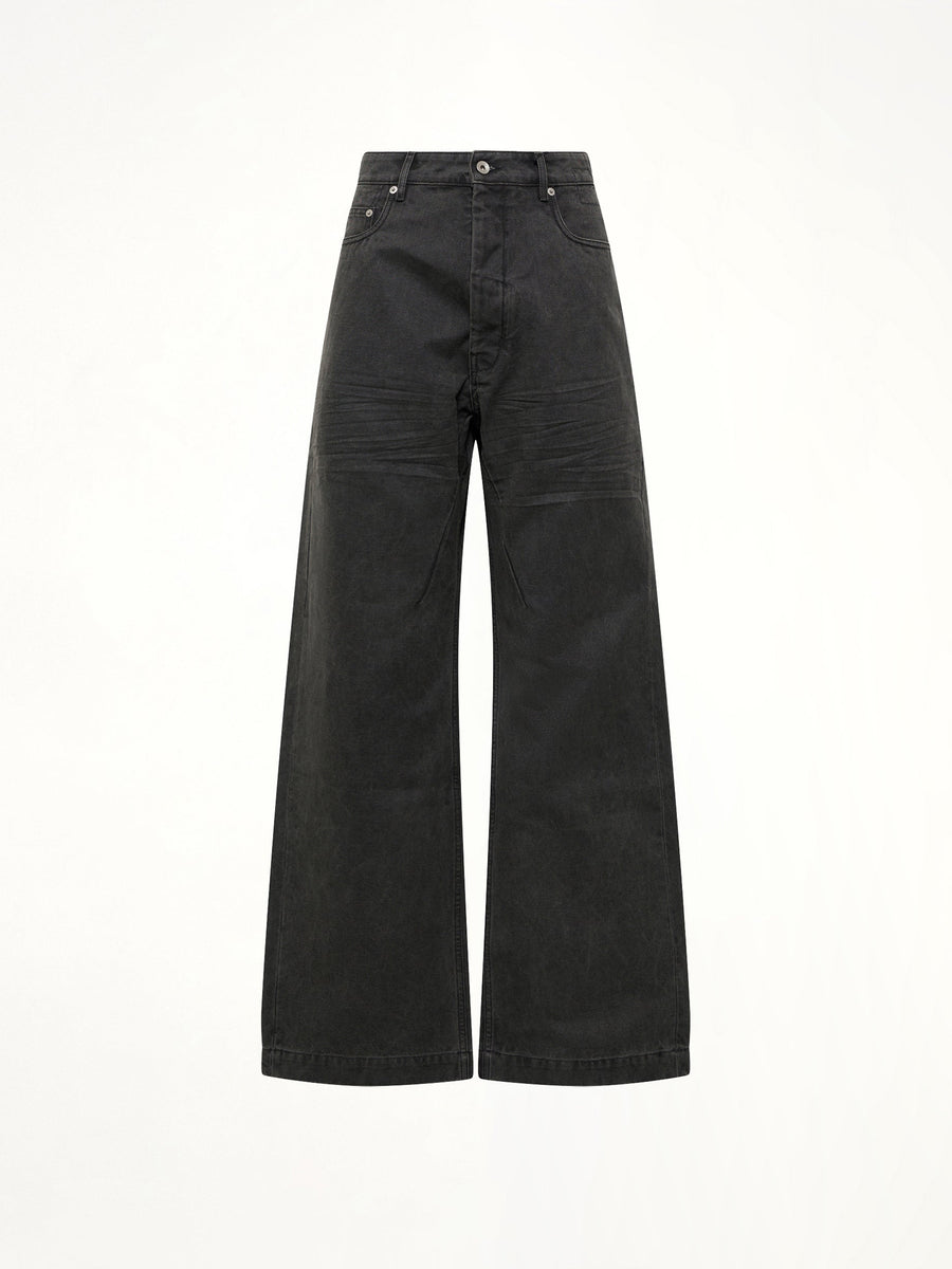 Cotton Canvas Geth Jeans in Gravel