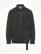 Cotton Canvas Outershirt in Gravel