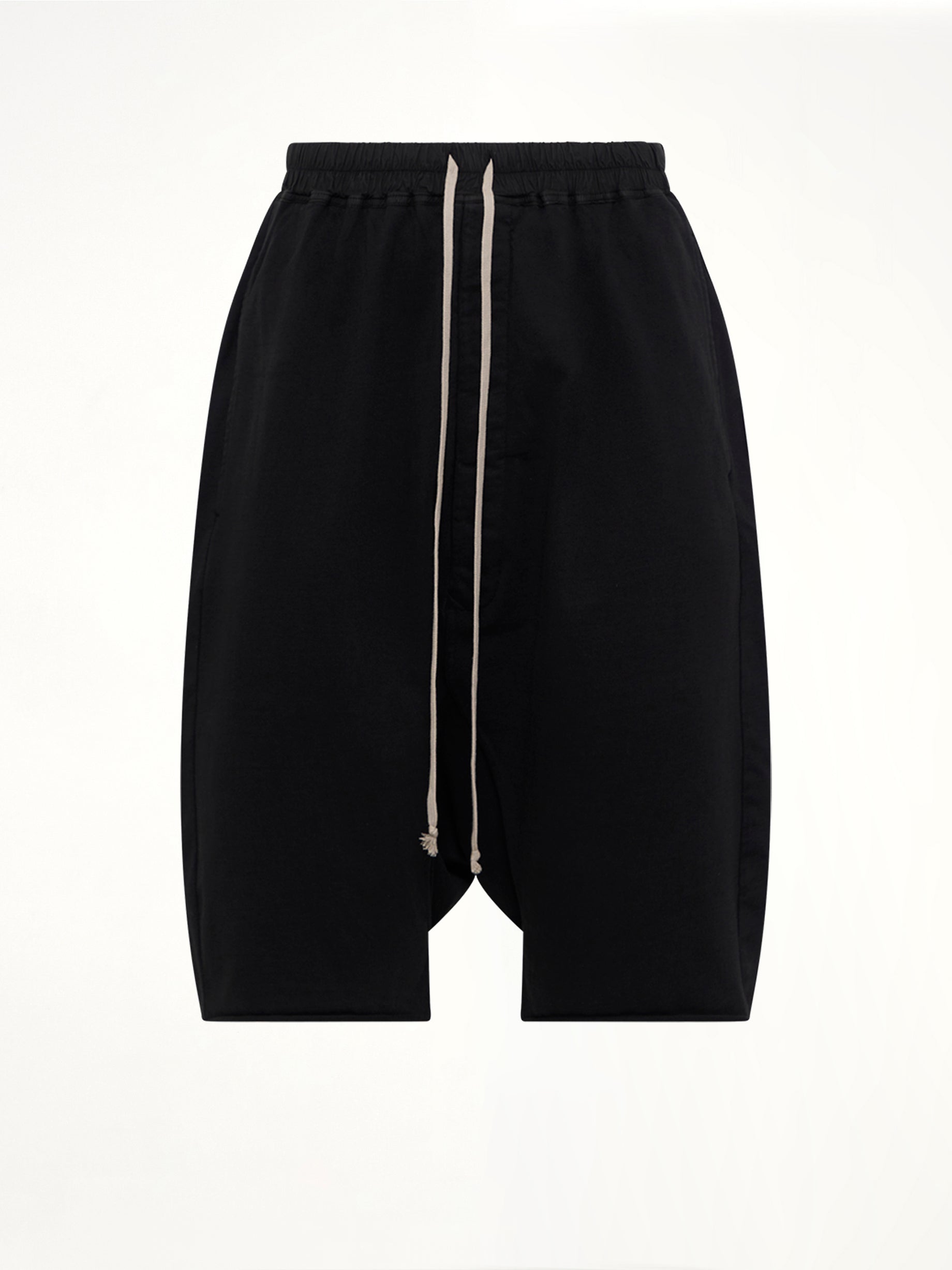 Heavy Jersey Drawstring Pods in Black