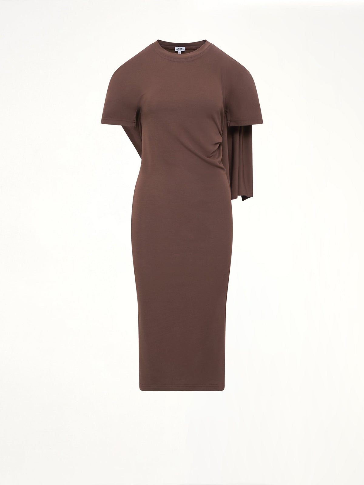 Jersey Dress in Dark Brown