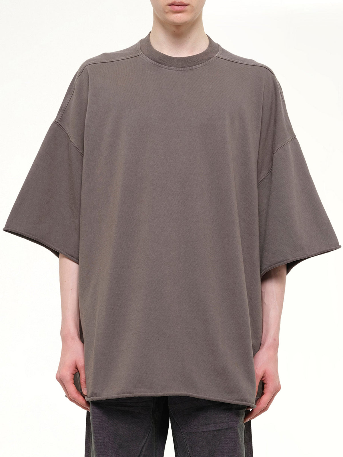 Heavy Jersey Tommy T-Shirt in Gravel